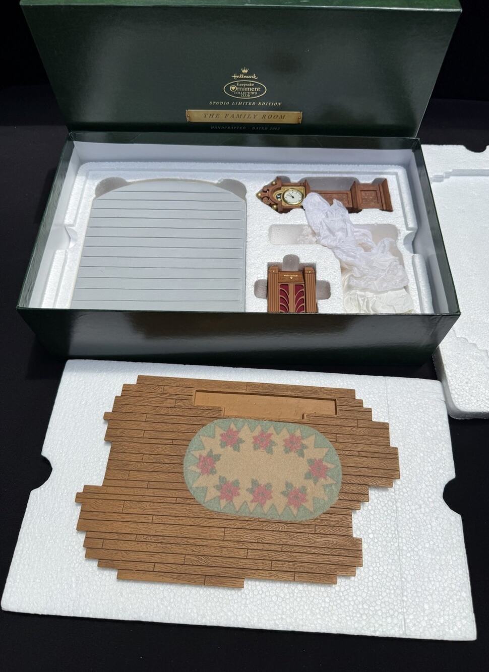 Hallmark “The Family Room” Studio Limited Edition 2002 Keepsake Ornaments